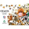 image:imageCeaco  100 Piece Plush Toys Jigsaw Puzzle for Kids Ages 68