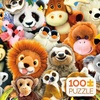 image:imageCeaco  100 Piece Plush Toys Jigsaw Puzzle for Kids Ages 68