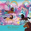 image:imageCeaco  April Showers  Afro Unicorn  Rainbow  200 Piece Jigsaw Puzzle