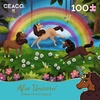 image:imageCeaco  April Showers  Afro Unicorn  Unicorn Magic  100 Piece Jigsaw Puzzle