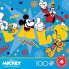 image:imageCeaco  Disney  Mickey and Friends  Mickey and Pals  Foil Puzzle 100 Piece Jigsaw Puzzle