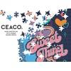 image:imageCeaco  Disney Stitch Sweet Thing Glow  100 Piece Puzzle for Kids Ages 68Multicolor