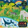 image:imageCeaco  Glow in The Dark  Jungle Sea amp Sky  100 Piece Jigsaw Puzzle