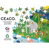 image:imageCeaco  Glow in The Dark  Jungle Sea amp Sky  100 Piece Jigsaw Puzzle