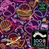 image:imageCeaco  Glow in the Dark Squishmallow Neon  100 Piece Puzzle Ages 6