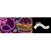 image:imageCeaco  Glow in the Dark Squishmallow Neon  100 Piece Puzzle Ages 6
