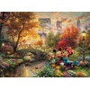 image:imageCeaco  Kinkade Mickey amp Minnie Sweetheart Central Park  1000 Piece Puzzle