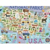 image:imageCeaco  National Parks Map  500 Piece Jigsaw Puzzle for Adults