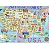 image:imageCeaco  National Parks Map  500 Piece Jigsaw Puzzle for Adults