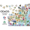 image:imageCeaco  National Parks Map  500 Piece Jigsaw Puzzle for Adults