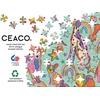 image:imageCeaco  Rainbow Dogs  100 Piece Jigsaw Puzzle