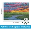image:imageCeaco  Sunset Marsh 500 Piece Puzzle