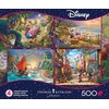 image:imageCeaco  Thomas Kinkade Disney  4 Pack 500 Piece Puzzles for Adults