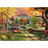 image:imageCeaco  Thomas Kinkade Disney  The Fox and the Hound  300 Piece Puzzle