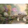 image:imageCeaco  Thomas Kinkade Hometown Bridge  1000 Piece Puzzle for Adults