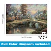 image:imageCeaco  Thomas Kinkade Sunset On Lamplight Lane 1000 Piece Jigsaw Puzzle