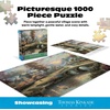 image:imageCeaco  Thomas Kinkade Sunset On Lamplight Lane 1000 Piece Jigsaw Puzzle