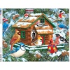 image:imageCeaco  Toasty Birds Christmas  1000 Piece Puzzle for Adults