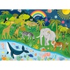 image:imageCeaco  Glow in The Dark  Jungle Sea amp Sky  100 Piece Jigsaw Puzzle