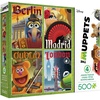 image:imageCeaco  Muppets Around the World  4 Pack 500 Piece Puzzles for Adults