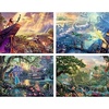 image:imageCeaco  Thomas Kinkade Disney Dreams Collection  4 Pack 500 Piece Puzzles