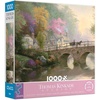 image:imageCeaco  Thomas Kinkade Hometown Bridge  1000 Piece Puzzle for Adults