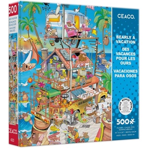 image:imageCeaco  Bearly a Vacation  500 Piece Jigsaw Puzzle for Adults