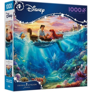 image:imageCeaco  Disney Kinkade  Little Mermaid Falling in Love  1000 Piece Puzzle
