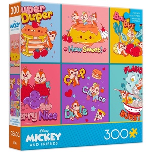 image:imageCeaco  Disney Mickey amp Friends Yummy Collage  300 Large Piece Puzzle