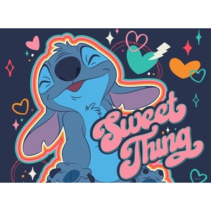image:imageCeaco  Disney Stitch Sweet Thing Glow  100 Piece Puzzle for Kids Ages 68Multicolor