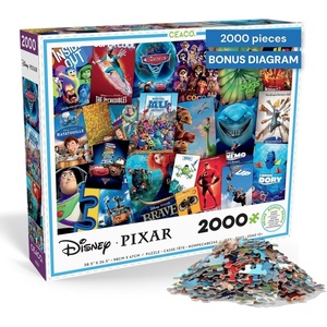 image:imageCeaco  Disney Stitch Sweet Thing Glow  100 Piece Puzzle for Kids Ages 68Pixar Posters