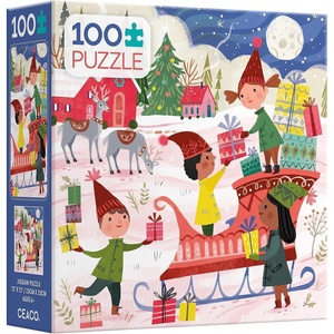 image:imageCeaco  Holiday  Sleighride  100 Piece Jigsaw Puzzle