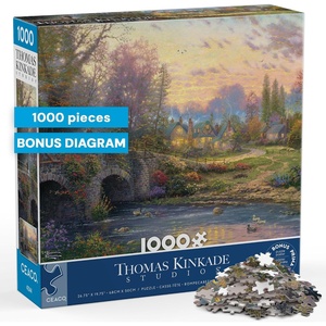 image:imageCeaco  Thomas Kinkade Cobblestone Evening 1000PCPuzzle