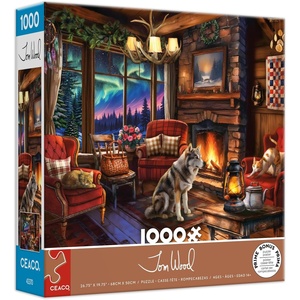 image:imageCeaco  Tom Wood  Cozy Evening at Home 1000PC Puzzle
