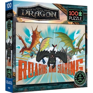 image:imageCeaco Roaring and Soaring Glow 100 Piece Puzzle